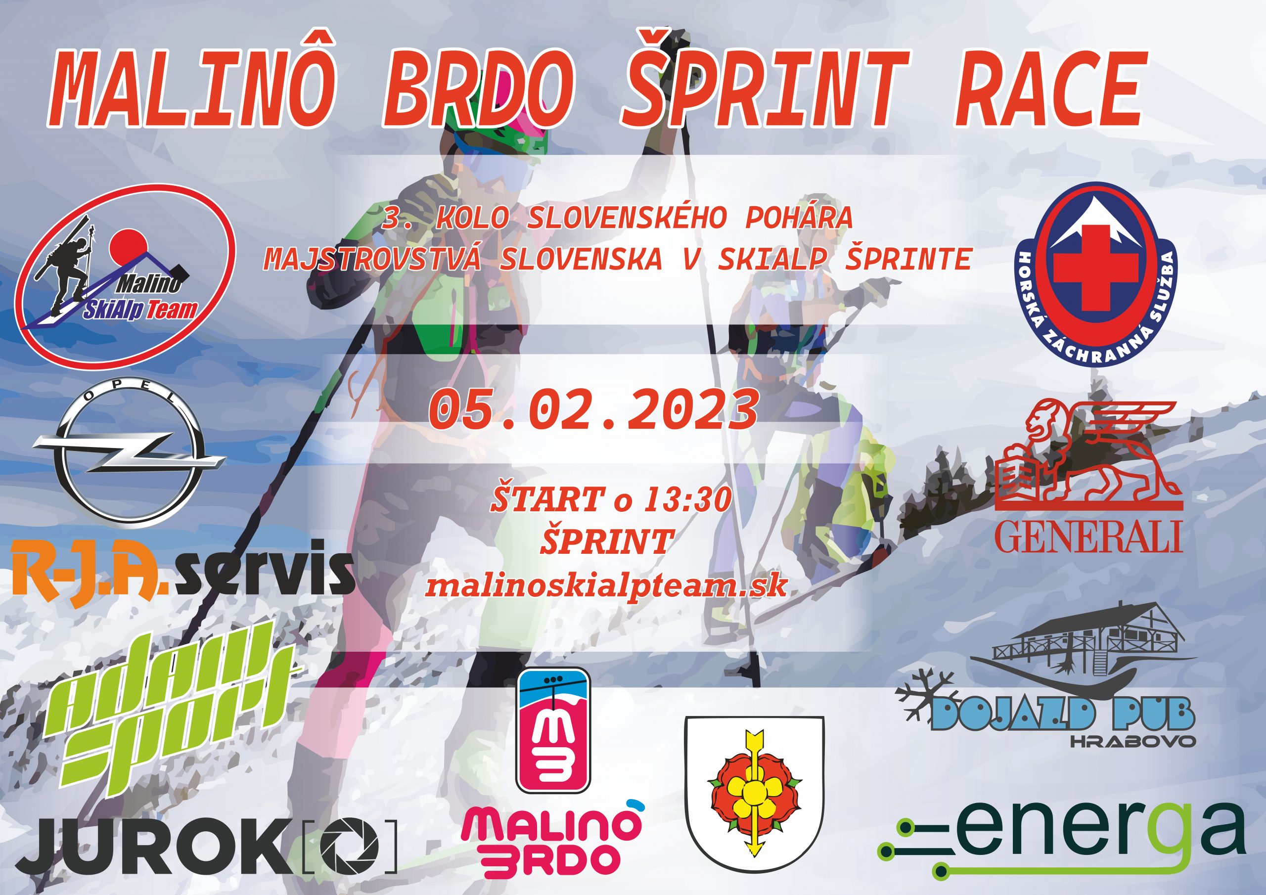 plagát šprint MB 2023